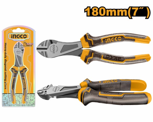 Кусачки боковые усиленные INGCO 180мм,HHDCP08188 INDUSTRIAL