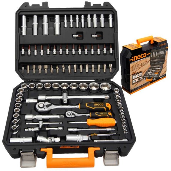 Набор головок с трещёткой INGCO HKTS42941,94предм.INDUSTRIAL Набор головок с трещёткой INGCO HKTS42941,94предм.INDUSTRIAL