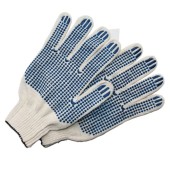 Перчатки х/б с ПВХ точки 10 класс. Перчатки х/б с ПВХ точки 10 класс.