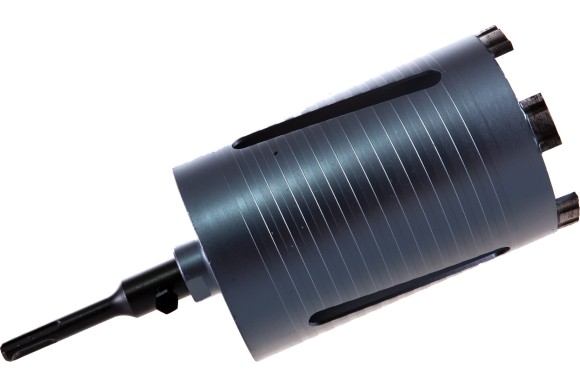 Коронка алмазная по железобетону 102 х 150мм, М16/SDS+, сухой/мокрый, HILBERG Коронка алмазная по железобетону 102 х 150мм, М16/SDS+, сухой/мокрый, HILBERG