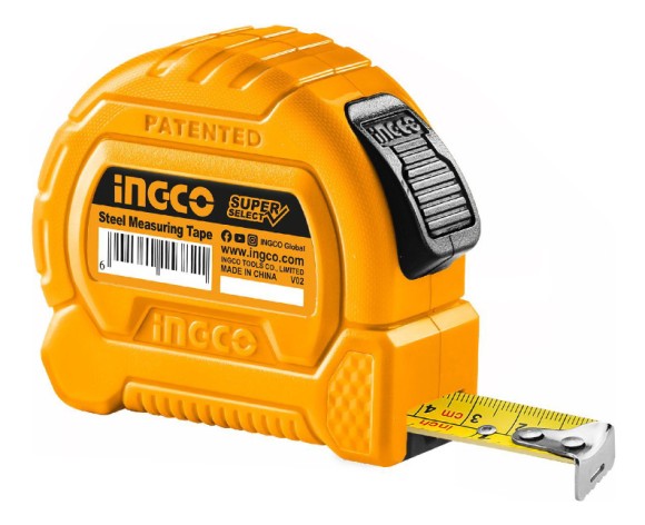 Рулетка  5м*19мм,INGCO HSMT27519-1