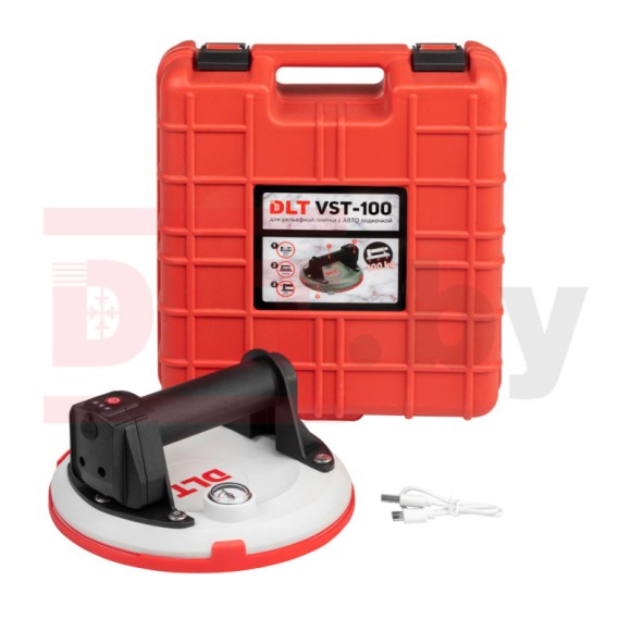 Присоска аккумул. 203мм VST-100 помповая рифл.поверх. DLT Присоска аккумул. 203мм VST-100 помповая рифл.поверх. DLT