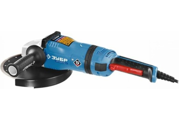 Шлифмашина угловая ЗУБР УШМ-П230-2100 ПВ ,230*22,2 мм,2100 Вт,серия Профи.