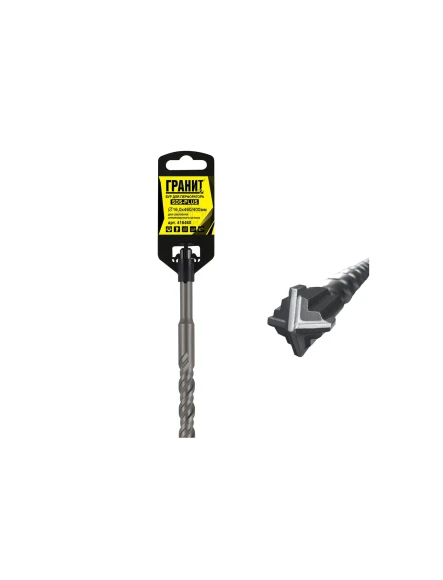 Бур 16*400*460мм, SDS+, 4-кромки, Quadro-X ГРАНИТ