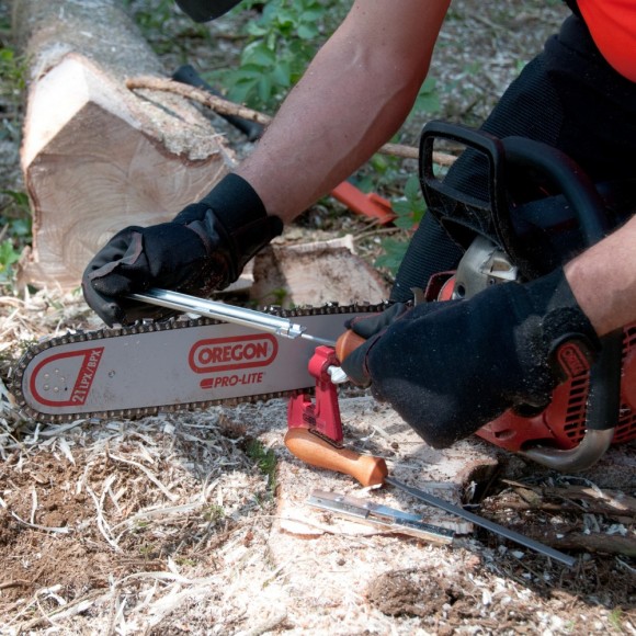 Заточный набор(в чехле) - напильник4,0 мм+обойма+шаблон+очистителль и т.д.."Oregon" Заточный набор(в чехле) - напильник4,0 мм+обойма+шаблон+очистителль и т.д.."Oregon"