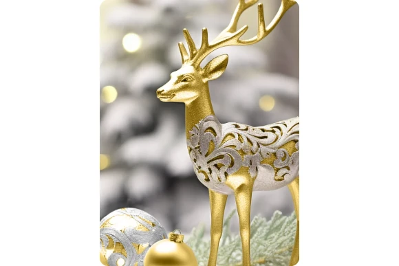 Эмаль акрил.для декора и мебели Elcon матовый,зеркальное золото, аэрозоль 520мл 00-00002992