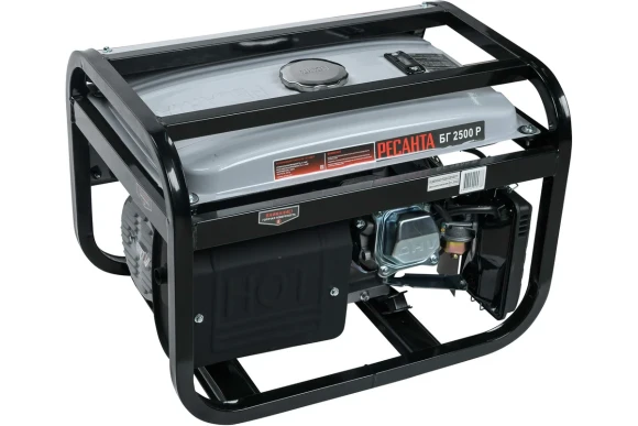 Генератор бензиновый БГ 2500 Р Ресанта  2,2кВт 220В 16л с ручным запуском