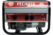 Генератор бензиновый БГ 2500 Р Ресанта  2,2кВт 220В 16л с ручным запуском