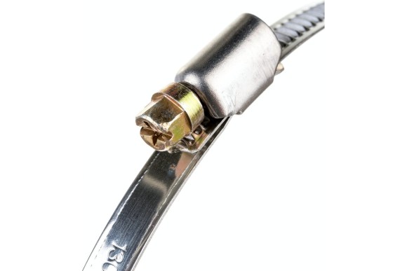 Хомут стальной червячный 130 - 150 мм Хомут стальной червячный 130 - 150 мм