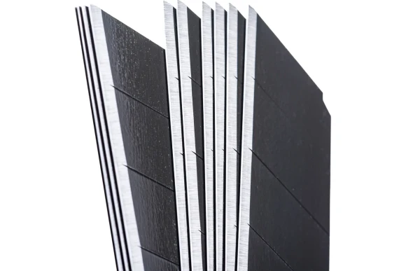 Лезвия для ножей калёные 18*100мм 10шт.7сегм Vertextools PRO Лезвия для ножей калёные 18*100мм 10шт.7сегм Vertextools PRO