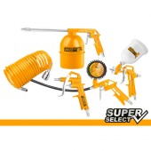 Набор пневмоинструментов 5шт INGCO AKT0053 Набор пневмоинструментов 5шт INGCO AKT0053