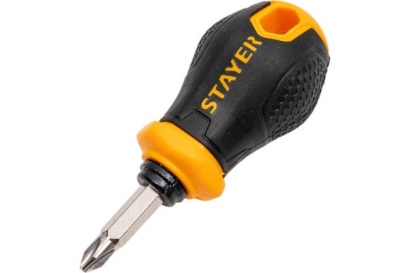 Отвёртка переставная двусторонняя PH2/SL6 х 38мм, STAYER