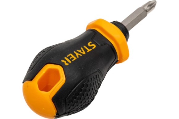 Отвёртка переставная двусторонняя PH2/SL6 х 38мм, STAYER