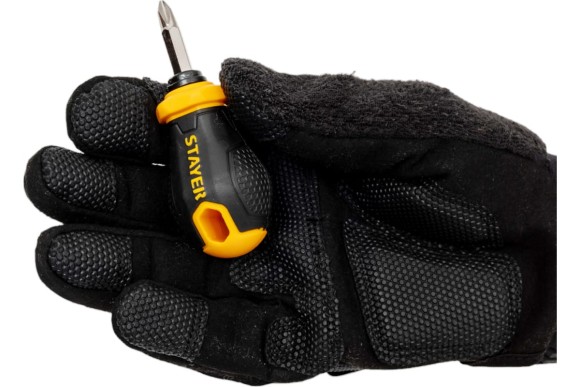 Отвёртка переставная двусторонняя PH2/SL6 х 38мм, STAYER