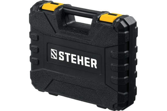 Шуруповёрт(BL) аккум. STEHER CDB-200-1, 20В, 45Н*м, 1350об/мин, АКБ 1-шт (2А*ч), в кейсе