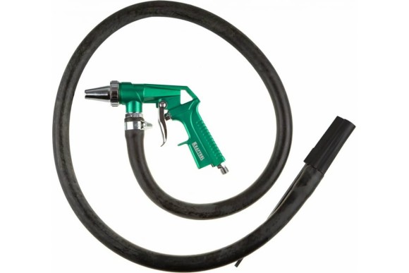 Пистолет пескоструйный 5атм, 340л/мин, соединение резьбовое, Kraftool Пистолет пескоструйный 5атм, 340л/мин, соединение резьбовое, Kraftool