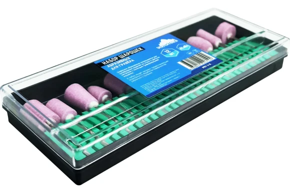 Набор шарошек абразивных для гравера 12 шт Vertextools Набор шарошек абразивных для гравера 12 шт Vertextools