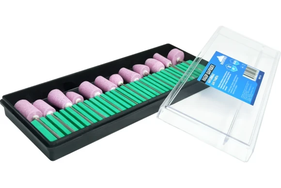 Набор шарошек абразивных для гравера 12 шт Vertextools Набор шарошек абразивных для гравера 12 шт Vertextools