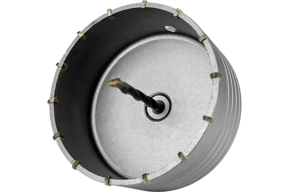 Коронка по бетону/кирпичу 150мм, SDS+, М22, сухой/мокрый, VERTEXTOOLS Коронка по бетону/кирпичу 150мм, SDS+, М22, сухой/мокрый, VERTEXTOOLS