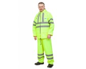 Костюм дождевой сигнальный (куртка+штаны) extra Vision,Portwest,  лимон.     