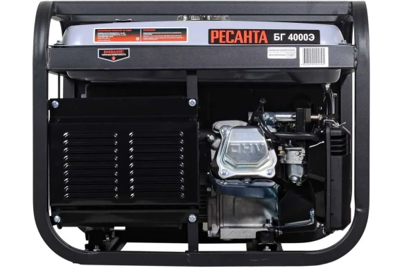 Генератор бензиновыйРесанта БГ 4000 Э 3,3кВт 220В 16л с ручным /электро запуском Генератор бензиновыйРесанта БГ 4000 Э 3,3кВт 220В 16л с ручным /электро запуском