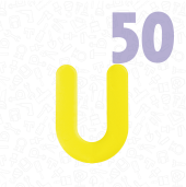 Подковы дистанционные (1,0 мм) 50 шт. желт.