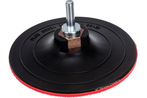 Насадка для дрели и УШМ липучка(твёрдая) 125мм Vertextools Насадка для дрели и УШМ липучка(твёрдая) 125мм Vertextools