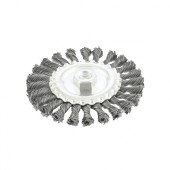 Щетка для УШМ 125*22,2*мм, М14 карцовка витая диск 125*22,2*мм, М14 Matrix Щетка для УШМ 125*22,2*мм, М14 карцовка витая диск 125*22,2*мм, М14 Matrix