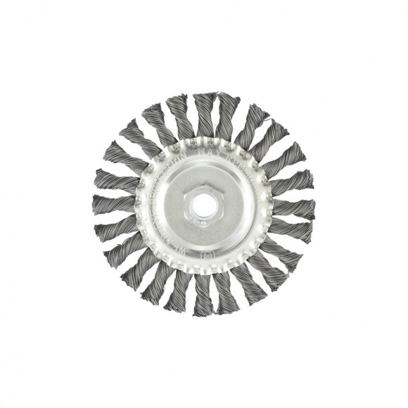 Щетка для УШМ 125*22,2*мм, М14 карцовка витая диск 125*22,2*мм, М14 Matrix