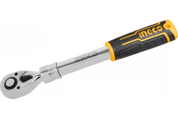 Ключ трещотка-телескопический  72зуба, 1/2" 310-450мм INGCO HRTH08128L