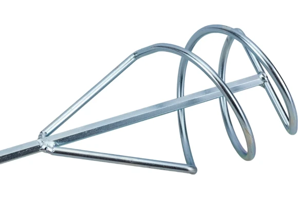 Насадка-миксер из оцинкованной стали 100 х 450мм, шестигран.хвостовик, Сибртех Насадка-миксер из оцинкованной стали 100 х 450мм, шестигран.хвостовик, Сибртех