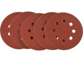 Набор кругов абразив. липучка(наждачка) 225мм, 5шт, Р60/80/120/150/180/240, INGCO Набор кругов абразив. липучка(наждачка) 225мм, 5шт, Р60/80/120/150/180/240, INGCO