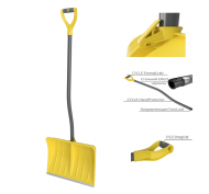 Лопата снеговая "Викинг" 490*390 пластик ,черенок 1150 Лопата снеговая "Викинг" 490*390 пластик ,черенок 1150