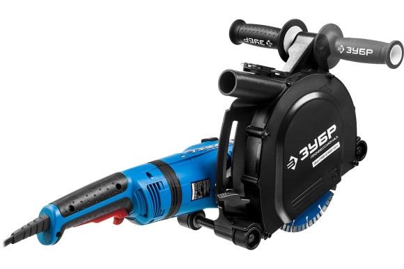 Штроборез ЗУБР ЗШ-П45-2100 ПВТК,2100Вт,180мм,8800о/мин,паз 4,3-32мм Штроборез ЗУБР ЗШ-П45-2100 ПВТК,2100Вт,180мм,8800о/мин,паз 4,3-32мм