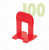 Зажим SVP-PROFI mini (1,4 мм) 100 шт. красный