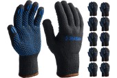 Перчатки утеплённые х/б с ПВХ точки МПП-7 р. L-XL ЗУБР Перчатки утеплённые х/б с ПВХ точки МПП-7 р. L-XL ЗУБР