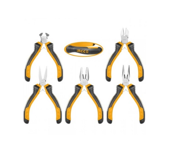 Набор шарнирно-губцевого инстр. INGCO 5шт,HMPS01115