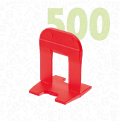 Зажим SVP-PROFI mini (1,4 мм) 500 шт. красный