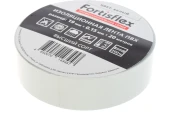 Изолента белая ПВХ 20м, ширина 19мм, толщина 0.15мм, FORTISFLEX Изолента белая ПВХ 20м, ширина 19мм, толщина 0.15мм, FORTISFLEX
