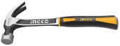 Молоток-гвоздодер INGCO 560г.металл+резина,HCH0820 INDUSTRIAL