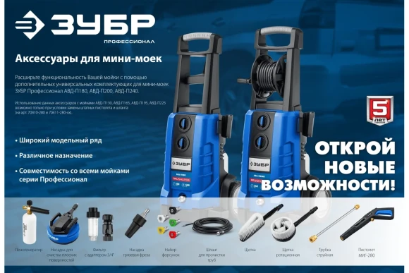 Пистолет для минимоек МИГ-280 ЗУБР Пистолет для минимоек МИГ-280 ЗУБР