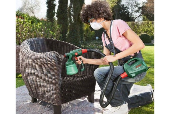 Краскораспылитель электрич.BOSCH  PFS 2000,400Вт,0,2л/мин,сопло2,4мм,бак-0,8л