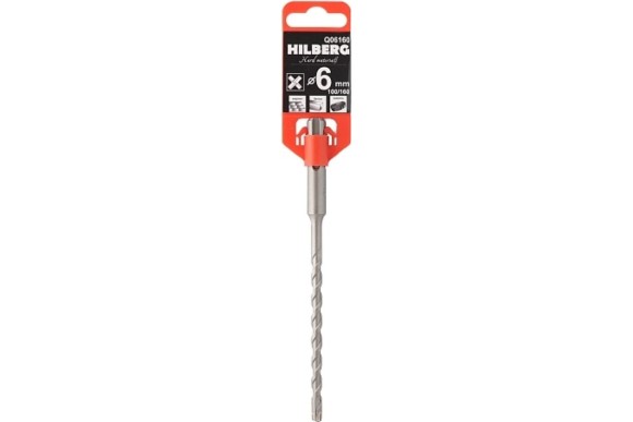 Бур 6*100*160мм 4-кромки SDS+ HILBERG