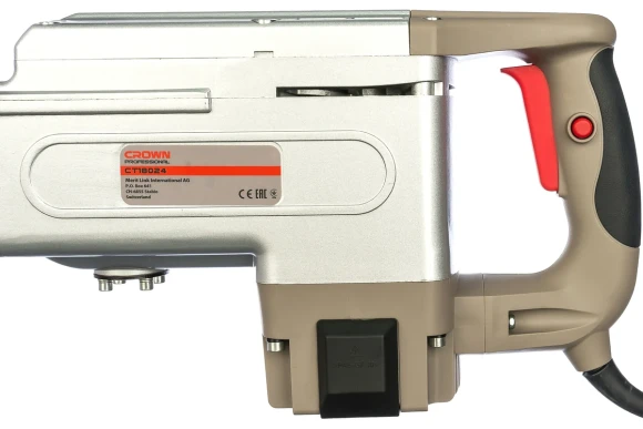 Отбойный молоток CROWN CT18024 BMC, 1700Вт, 45Дж, HEX30, 1300уд/мин, +комплект