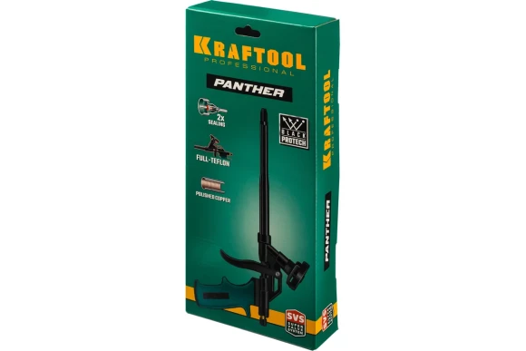 Пистолет для монтажной пены тефлоновый KRAFTOOL Panther, (06855_z02) Пистолет для монтажной пены тефлоновый KRAFTOOL Panther, (06855_z02)