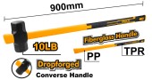 Кувалда INGCO 4,5кг,900мм,фиберглас,HSM01108D