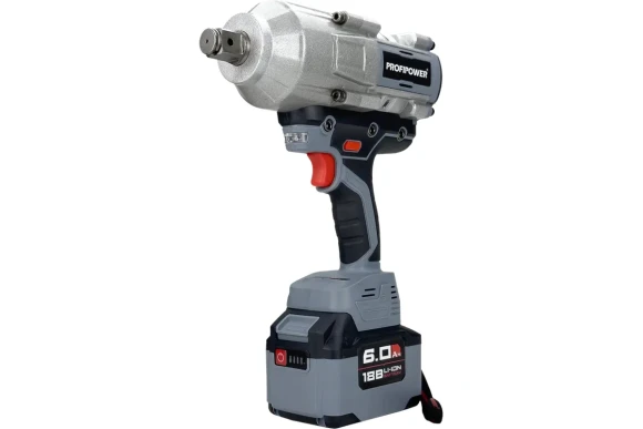 Гайковёрт(BL) аккум. Profipower -2000N, 18В,8А/ч,*1 шт, 2000Н*м, квадрат 3/4", кейс Гайковёрт(BL) аккум. Profipower -2000N, 18В,8А/ч,*1 шт, 2000Н*м, квадрат 3/4", кейс