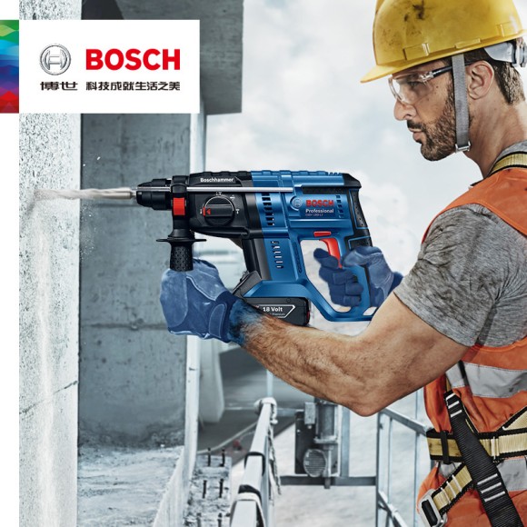 Аккумуляторный перфоратор Bosch GBH 180-LI 2Дж,2х4,0 А/ч, зарядное 18V-40 Аккумуляторный перфоратор Bosch GBH 180-LI 2Дж,2х4,0 А/ч, зарядное 18V-40