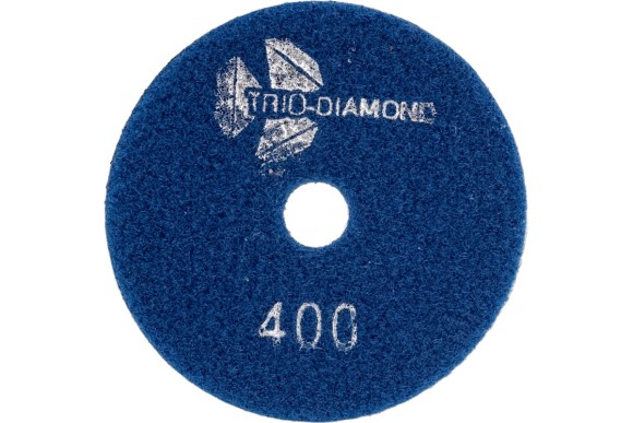 Круг амазный гибкий сухой Р400 NEW LINE TRIO-DIAMOND ЧЕРЕПАШКА 100мм,