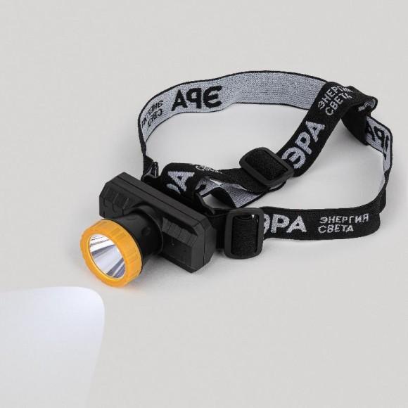 Фонарь налобный аккум.GA-802, 2-х режим.3Вт,1,5Ач,Led 135 люм ЭРА